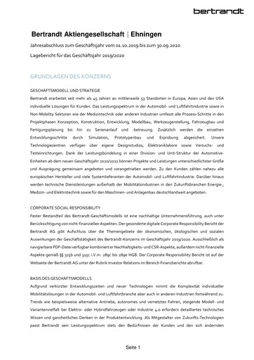 Thumbnail Bertrandt Financial Statement 2019-2020