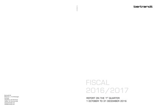 Miniature Bertrandt Rapport trimestriel 2016-q1