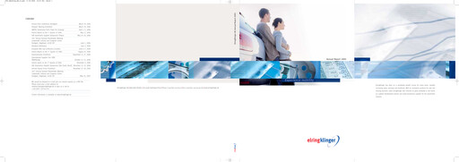 Miniature ElringKlinger Rapport annuel 2005