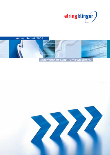 Miniature ElringKlinger Rapport annuel 2006
