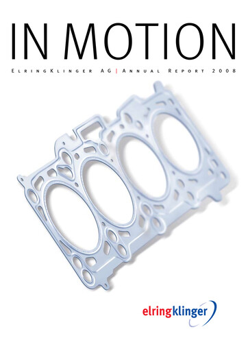 Miniature ElringKlinger Rapport annuel 2008