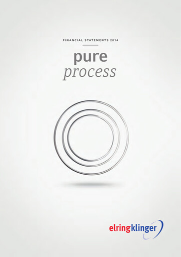 Miniature ElringKlinger Bilan financier 2014