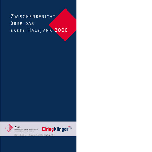 Thumbnail ElringKlinger Half-year Report 2000-h1