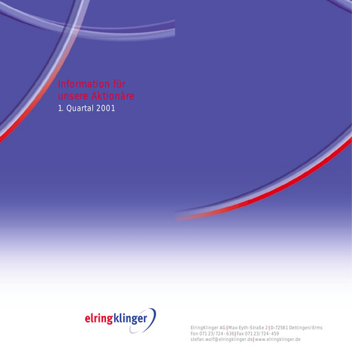 Thumbnail ElringKlinger Quarterly Report 2001-q1
