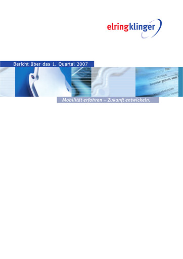 Thumbnail ElringKlinger Quarterly Report 2007-q1