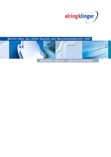 Thumbnail ElringKlinger Quarterly Report 2007-q3