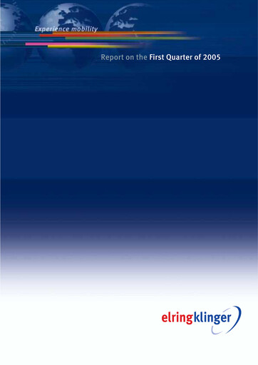 Thumbnail ElringKlinger Quarterly Report 2005-q1