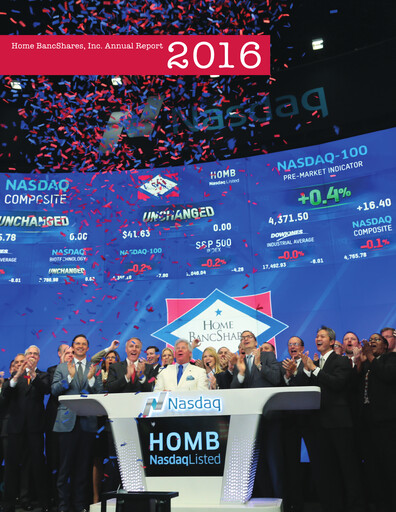 Thumbnail Home BancShares
 Annual Report 2016