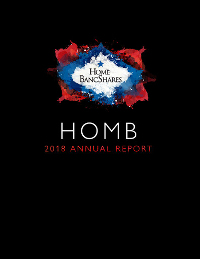 Thumbnail Home BancShares
 Annual Report 2018