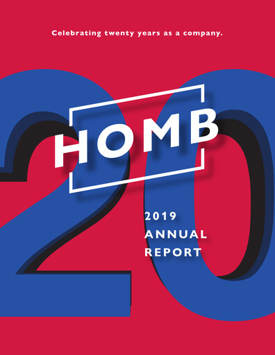 Thumbnail Home BancShares
 Annual Report 2019