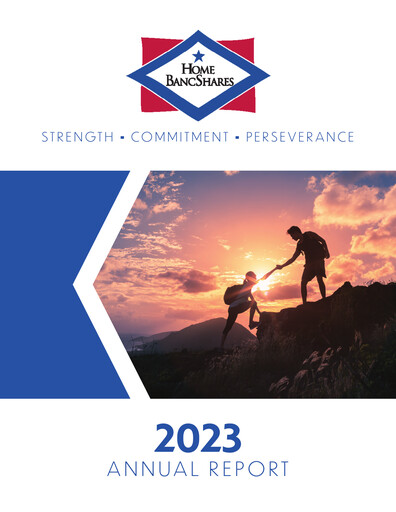 Thumbnail Home BancShares
 Annual Report 2023
