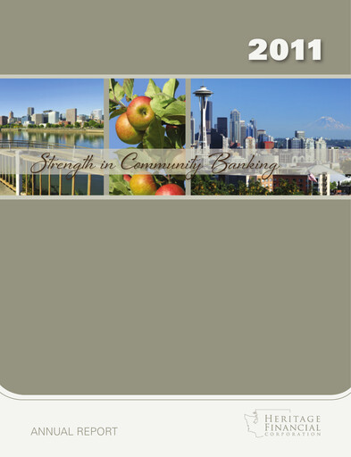Thumbnail Heritage Financial Annual Report 2011