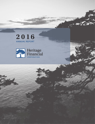 Thumbnail Heritage Financial Annual Report 2016