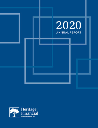 Thumbnail Heritage Financial Annual Report 2020