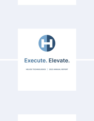 Miniature Helios Technologies Rapport annuel 2023