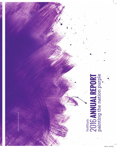 Thumbnail HealthEquity Annual Report 2016