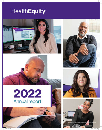 Thumbnail HealthEquity Annual Report 2022