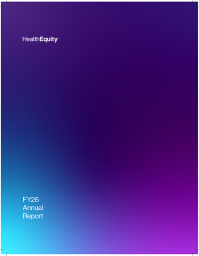 Thumbnail HealthEquity Annual Report 2026