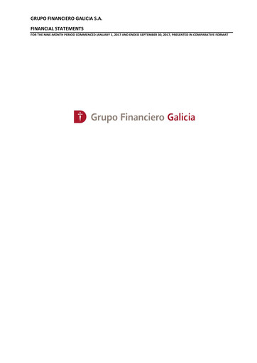 Thumbnail Galicia Financial Group Financial Statement 2017-9m