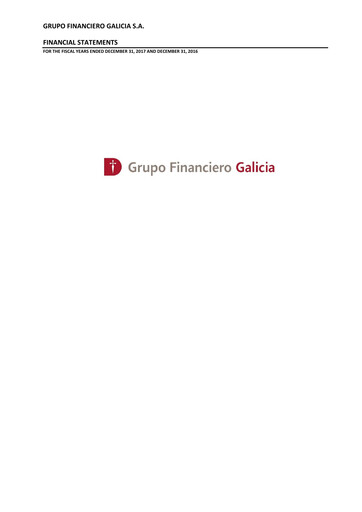 Thumbnail Galicia Financial Group Financial Statement 2017