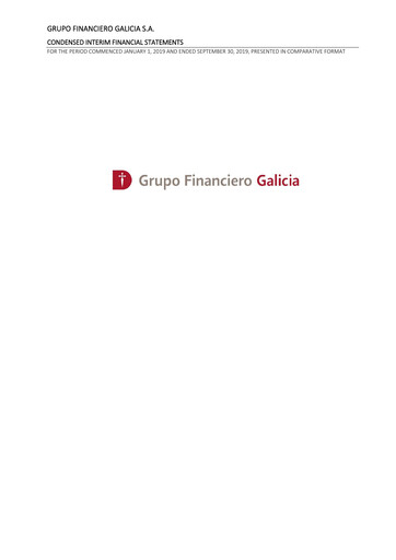 Thumbnail Galicia Financial Group Financial Statement 2019-9m