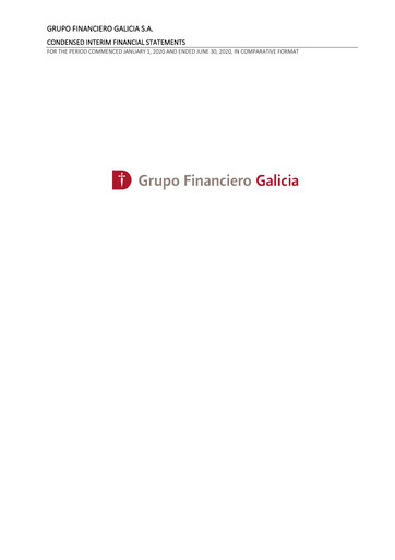 Thumbnail Galicia Financial Group Financial Statement 2020-h1