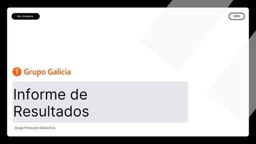 Thumbnail Galicia Financial Group Quarterly Report 2025-q4