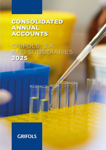 Miniature Grifols Rapport annuel 2025