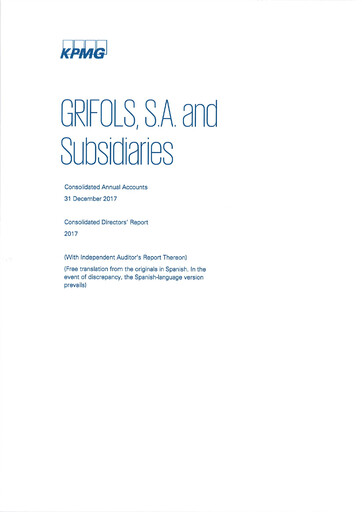 Thumbnail Grifols Financial Statement 2017
