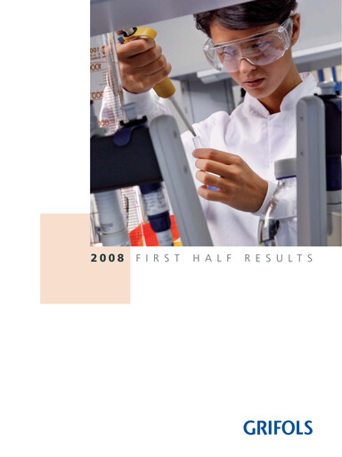 Thumbnail Grifols Half-year Report 2008-h1