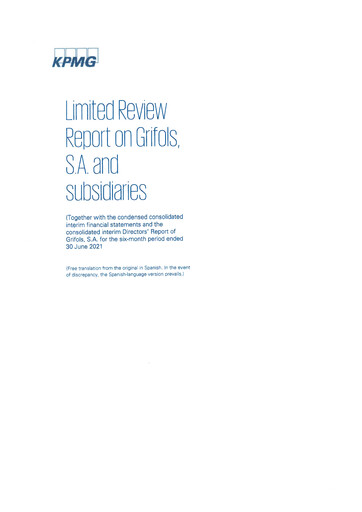 Thumbnail Grifols Half-year Report 2021-h1