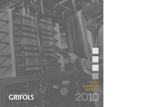 Vorschaubild Grifols Quartalsbericht 2010-q3