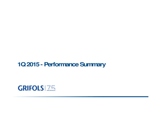 Vorschaubild Grifols Quartalsbericht 2015-q1