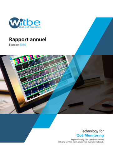 Thumbnail Witbe S.A. Annual Report 2016