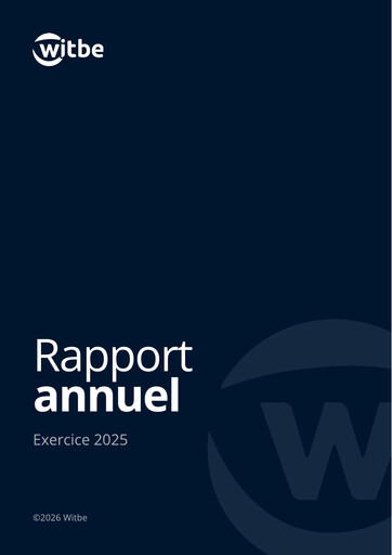 Miniature Witbe S.A. Rapport annuel 2025