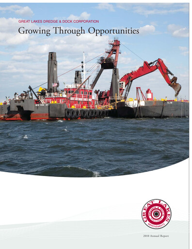 Thumbnail Great Lakes Dredge & Dock Corp. Annual Report 2010