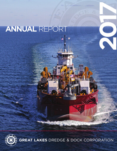Thumbnail Great Lakes Dredge & Dock Corp. Annual Report 2017