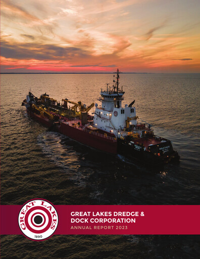 Thumbnail Great Lakes Dredge & Dock Corp. Annual Report 2023