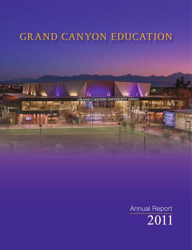 Thumbnail Grand Canyon Education Annual Report 2011