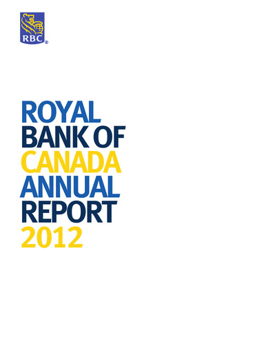 Thumbnail Royal Bank Of Canada Annual Report 2012