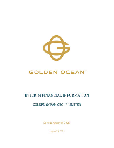 Miniature Golden Ocean Group Rapport trimestriel 2023-q2