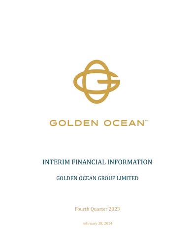 Miniature Golden Ocean Group Rapport trimestriel 2023-q4
