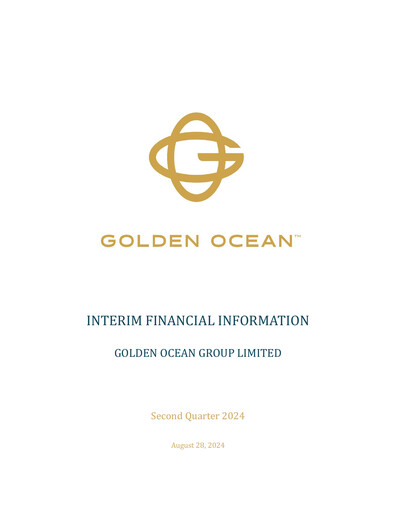 Miniature Golden Ocean Group Rapport trimestriel 2024-q2