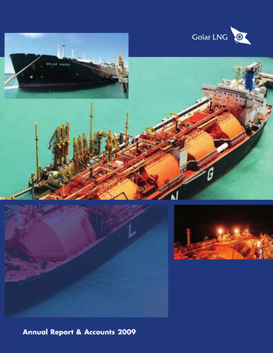 Thumbnail Golar LNG
 Annual Report 2009