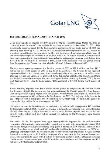 Thumbnail Golar LNG
 Quarterly Report 2006-q1