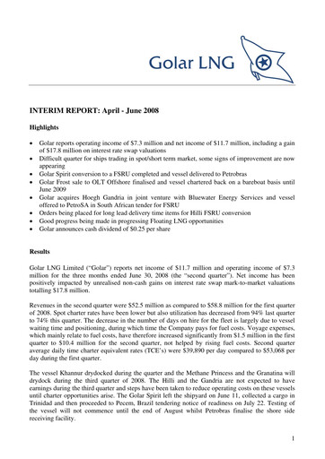 Thumbnail Golar LNG
 Quarterly Report 2008-q2