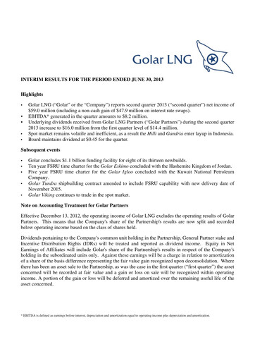 Thumbnail Golar LNG
 Quarterly Report 2013-q2
