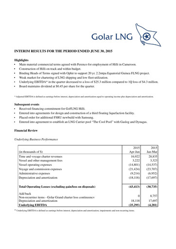 Thumbnail Golar LNG
 Quarterly Report 2015-q2