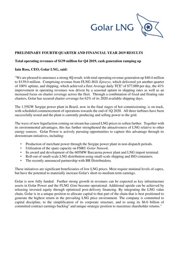 Thumbnail Golar LNG
 Quarterly Report 2019-q4