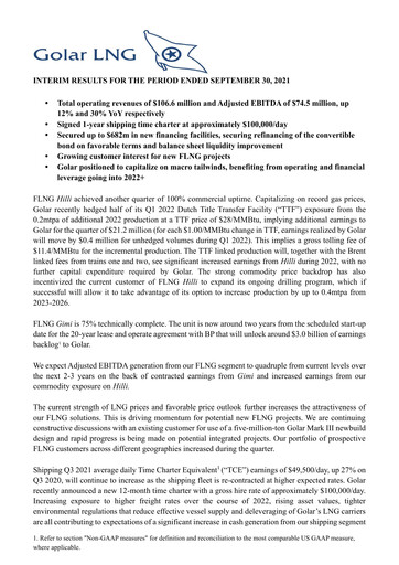 Thumbnail Golar LNG
 Quarterly Report 2021-q3